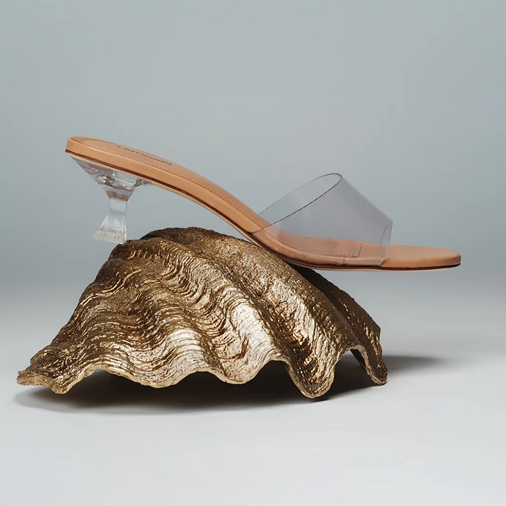 Larroude ‘Vivi’ Lucite Mule